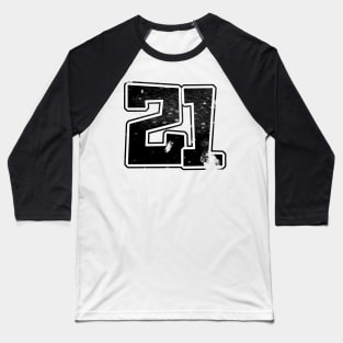 21st Birthday 2021 Baseball T-Shirt